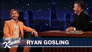 Ryan Gosling Makes Awesome Stunt Entrance & Talks “I'm Just Ken” Oscars Performa