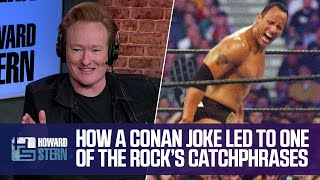 How the Rock Wound Up Using Conan O’Brien’s Line During a WWE Match