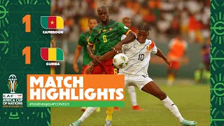 HIGHLIGHTS | Cameroon 🆚 Guinea #TotalEnergiesAFCON2023 - MD1 Group C