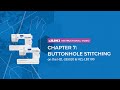 JUKI HZL-LB5020 & HZL-LB5100 - Chapter 7: Buttonhole Stitching