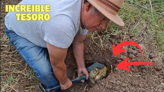 Encuentro ! IMPRESIONANTE TESORO⚱️$$ ! Oculto a medio metro de profundidad😨