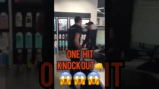 One hit knockout. Self defence on the street. #selfdefence #powerpunch #fight #b
