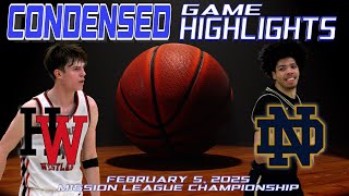 Harvard Westlake vs Notre Dame - Mission League Championship - Condensed Game 4K