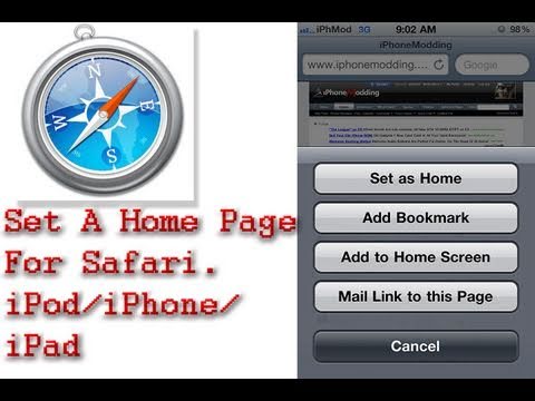 How To Set A Homepage In Safari On Your iPod/iPhone/iPad How To Set A Homepage In Safari On Your iPod/iPhone/iPad