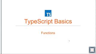 TypeScript Basics | 07 Functions