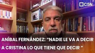 Aníbal FERNÁNDEZ: "La INMENSA mayoría el FDT ESTÁ CONVENCIDA del ACUERDO con el FMI"