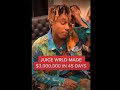 Juice World made $3 Million Dollar in 45 Days #shorts