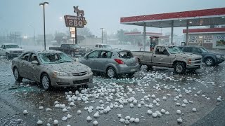 Chaos in Springfield, Missouri! Baseball Sized Hail Destroys Homes and Cars!