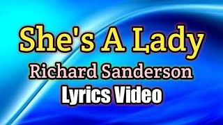 She's A Lady - Richard Sanderson (Lyrics)