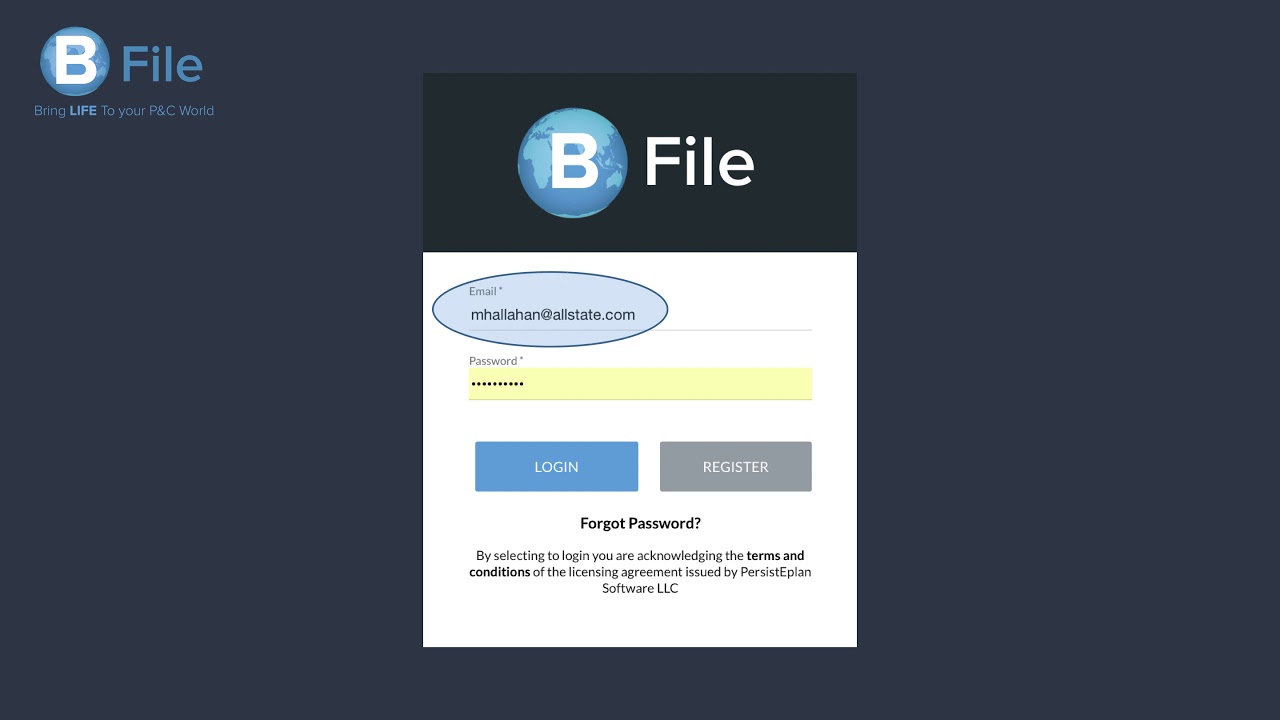 How To Log-In To B-File - YouTube