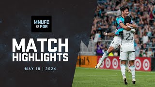 HIGHLIGHTS: MNUFC vs Portland | May 18, 2024