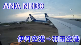 ANA NH30 ボーイング777 　伊丹空港⇒羽田空港　羽田空港着陸