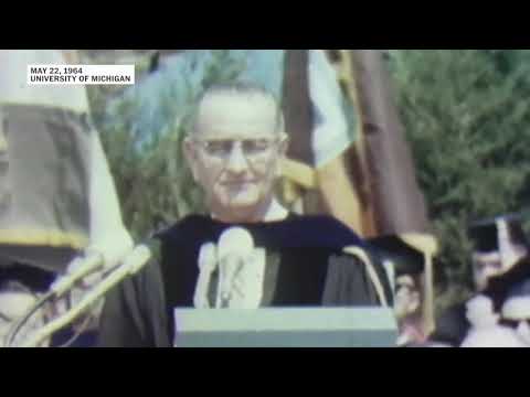 Lyndon B Johnson's Great Society Speech - YouTube