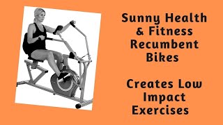 Sunny health fitness recumbent bike review