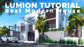 Lumion 6 Rendering Tutorial #49 - Best Modern House