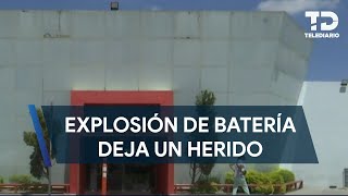 Hombre resulta herido tras explosión de batería de carro en la colonia La Madrid en Saltillo