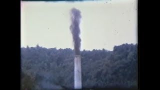 WSGS Flashback: Historic smokestack in Lothair was brought down - 60 years ago this week