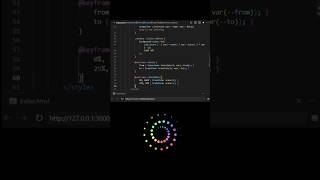 Rainbow Loader 🌈 | HTML CSS