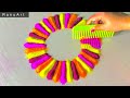 2 Simple Rangoli Design | Easy Rangoli designs | Rangoli colors | Ranu Art