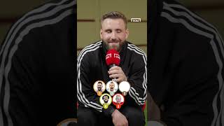 BLIND RANKINGS FOOTBALL CHALLENGE with LUKE SHAW 🏴󠁧󠁢󠁥󠁮󠁧󠁿 #shorts