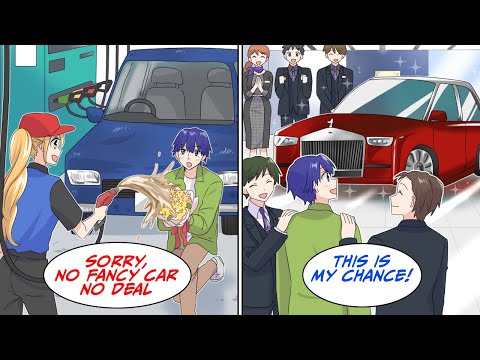 I fell in love with a beautiful girl at a gas station, and when I got up the courage to [Manga Dub]