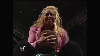 WWE Smackdown   04 27 00   Trish Stratus Saves Herself From Being Put Through a Table