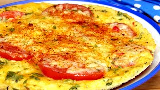 Tortilla de Tomate 100% Receta Fácil y Sana