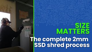 Solid State Shredder - The Full 2mm SSD Pulverization Process