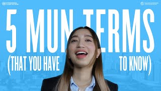 5 Model United Nations Terms That YOU Have to KNOW | MUN Academy | Eps  6