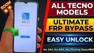 2026 All Tecno Android 11/12 Frp Bypass | Unlock Google Ac - Apps Not Opening Solution Without PC