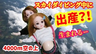 【リカちゃん】4000m空の上で？！赤ちゃんが生まれる！現実　