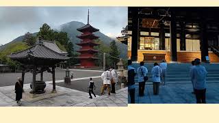 10．身延山団体参拝と七面山登詣(前編） #身延山、＃久遠寺、＃日蓮、＃朝勤