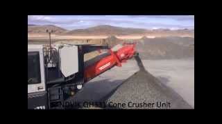 Sandvik QH331 Hydrocone Mobile Crusher