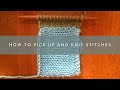 How to Pick Up and Knit Stitches | Knitting Finishing Technique