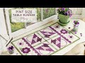 Pint Size Table Runner - May | a Shabby Fabrics Tutorial