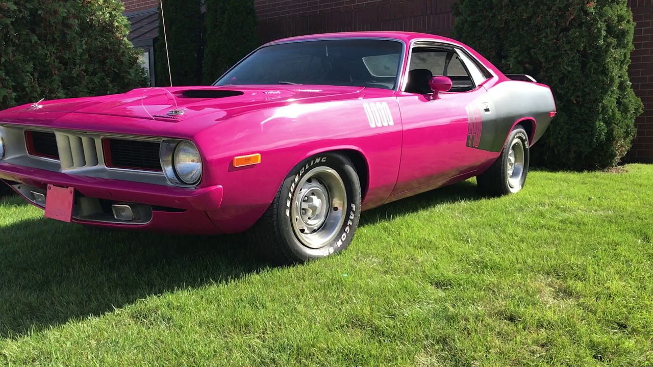 1972 Plymouth Cuda 440 Big Block Pink Panther At Www.classicautohaus ...