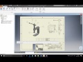 Assembly and Section Drawing Inventor Task 13