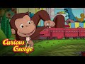 Train Time 🐵 Curious George 🐵Kids Cartoon 🐵 Kids Movies 🐵Videos for Kids