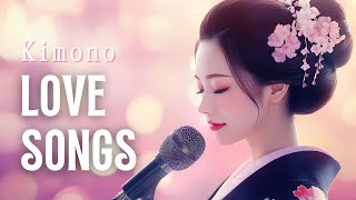 【Kimono R\u0026B】𝐏𝐥𝐚𝐲𝐥𝐢𝐬𝐭  Love Songs with Japanese-English Lyrics / RELAX/ Romantic/ Study/ Work/ 1 hour