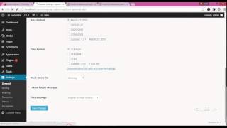 wordpress settings api - add_settings_field, register_setting, theme footer message