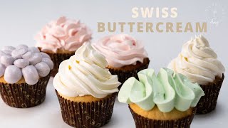 說到萬用百搭就是他! 瑞士奶油霜 Swiss Buttercream recipe ASMR