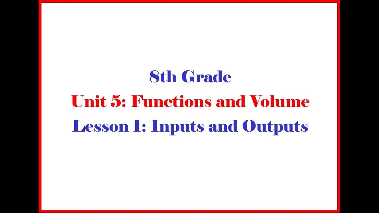 Math 8 5 1 Homework Help Morgan Youtube