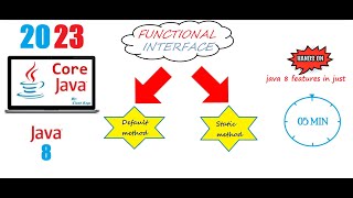 Java 8 - Tutorial - 11. Difference between default method and static method |#cloudraga