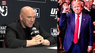 Dana White reacts to Donald Trump attending UFC 302 after his conviction