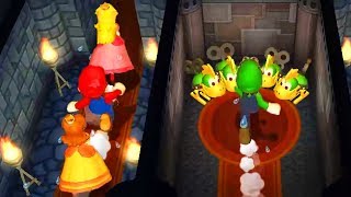 Mario Party 9 - Minigames - Mario vs Luigi vs Peach vs Daisy (Master CPU) #1