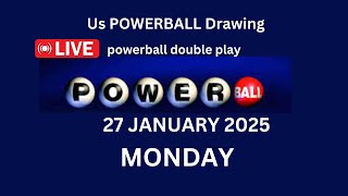 Powerball drawing live Results 27 January 2025 | powerball drawing live today