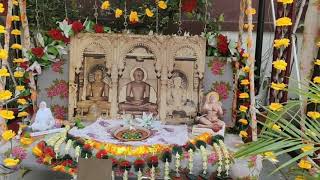 Best Mahaveer Jayanti celebrated at home | Kalash | Pooja | Happy Mahaveer Jayanti | Sajado Ghar