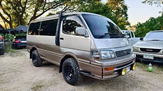 359,000 toyota hiace super custom ดีเซล 1kz เทอร์โบ ช่วงสั้นแท้ รถนำเข้าญี่ปุ่นทั้งคัน ออฟชั่นล้นๆ