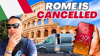 I got heat exhaustion in Italy. Rome is CANCELLED ! | Italy Campervan Road Trip | Venice