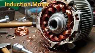 Copper Wire Removal process in Induction Motor #automobile #electronic